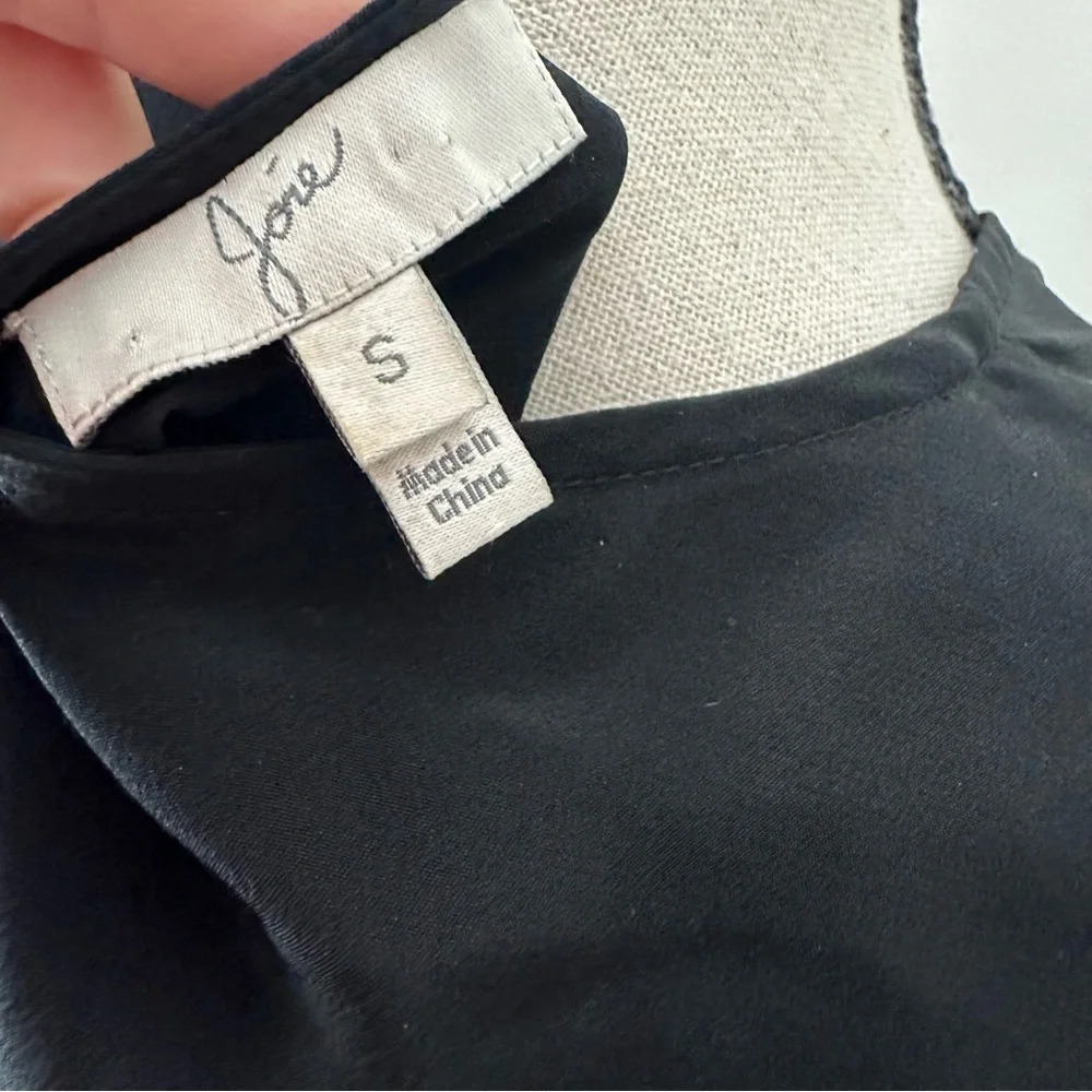 Joie 100% Silk Military Style Blouse - Picture 4 of 6